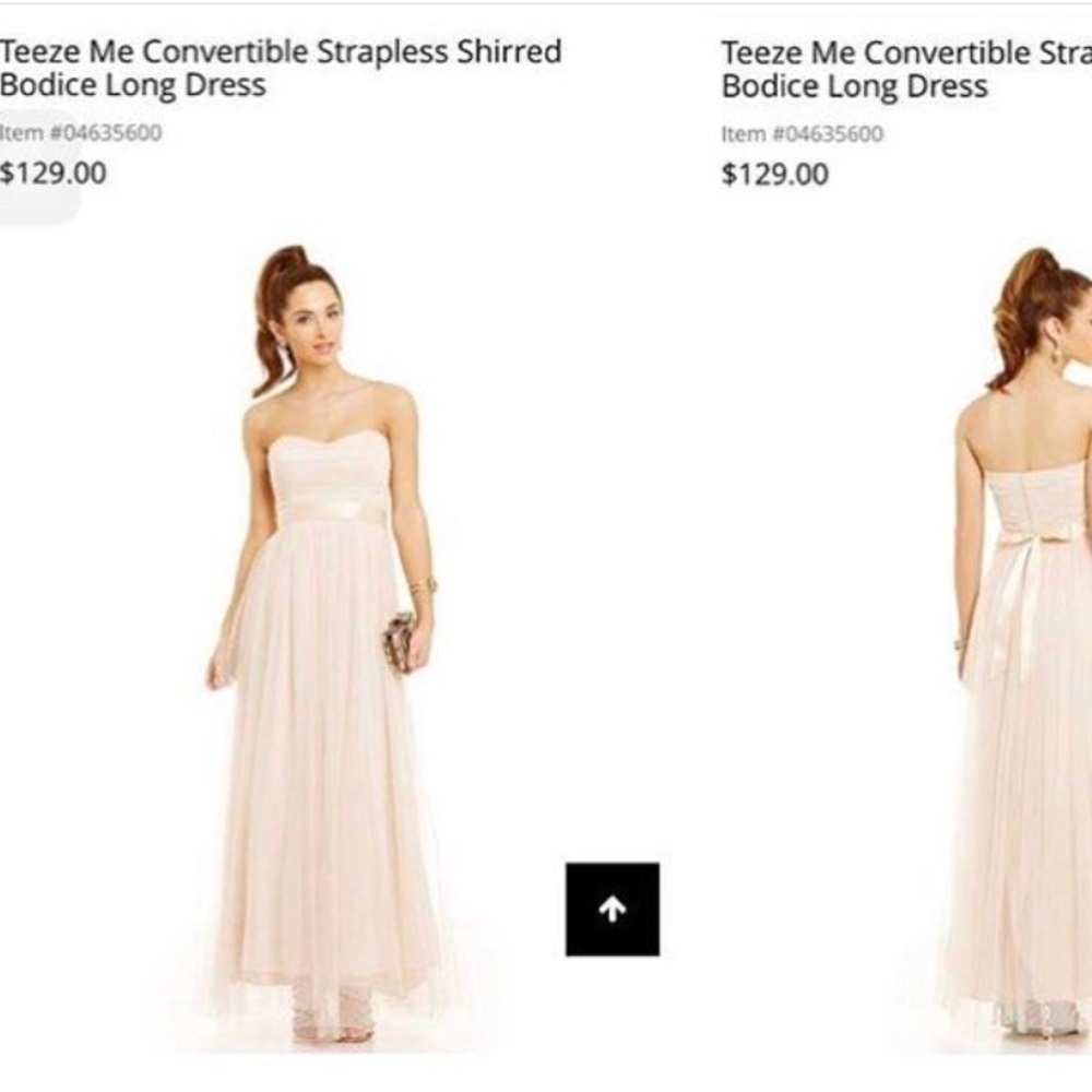 Blush prom dress